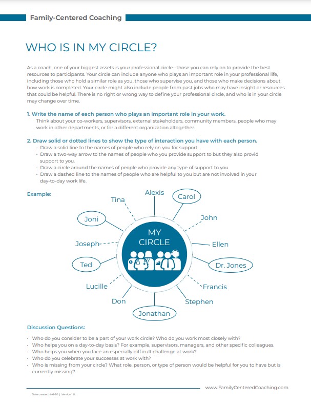 Who Is In My Circle tool