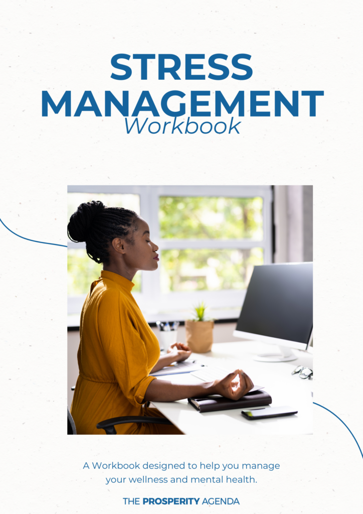 Stress Management Workbook Planner